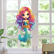 Load image into Gallery viewer, Acrylic Mermaid 5D DIY Diamond Art Hanging Decorations Home Ornaments Kit