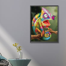 Load image into Gallery viewer, AB Diamond Painting - Full Square - Colorful lizard (45*60CM)