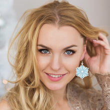 Load image into Gallery viewer, 10 Pairs Diamond Painting Earrings Snowflake Earring Making Kit for Adults