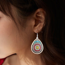 Load image into Gallery viewer, 10 Pairs Diamond Painting Earrings Boho Diamond Earrings Making Kit for Adults