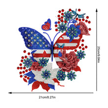 Load image into Gallery viewer, Acrylic Independence Day Butterfly 5D DIY Diamond Painting Dots Pendant Decor