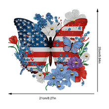 Load image into Gallery viewer, Acrylic Independence Day Butterfly 5D DIY Diamond Painting Dots Pendant Decor
