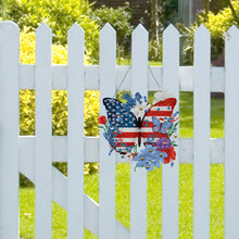 Load image into Gallery viewer, Acrylic Independence Day Butterfly 5D DIY Diamond Painting Dots Pendant Decor