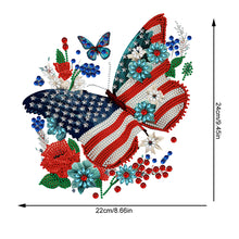 Load image into Gallery viewer, Acrylic Independence Day Butterfly 5D DIY Diamond Painting Dots Pendant Decor