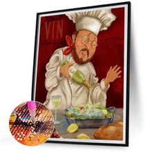 Load image into Gallery viewer, Diamond Painting - Full Round - chef (30*40CM)