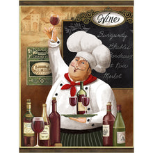 Load image into Gallery viewer, Diamond Painting - Full Round - chef (30*40CM)