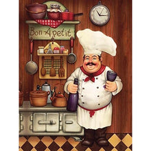 Load image into Gallery viewer, Diamond Painting - Full Round - chef (30*40CM)