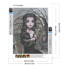 Load image into Gallery viewer, Diamond Painting - Full Round - woman with heavy makeup (40*50CM)