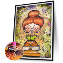 Load image into Gallery viewer, Diamond Painting - Full Round - nerdy girl (40*50CM)