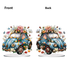 Load image into Gallery viewer, Double Side Special Shaped Flower Desktop Diamond Art Kits for Home Office Decor