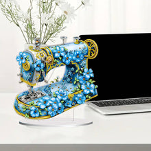 Load image into Gallery viewer, Double Sided Special Shaped Flower Sewing Machine Diamond Painting Desktop Decor