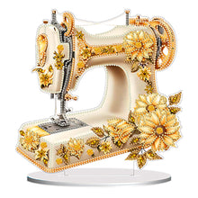 Load image into Gallery viewer, Double Sided Special Shaped Flower Sewing Machine Diamond Painting Desktop Decor