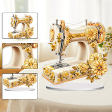 Load image into Gallery viewer, Double Sided Special Shaped Flower Sewing Machine Diamond Painting Desktop Decor