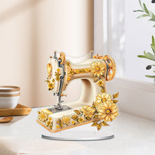 Load image into Gallery viewer, Double Sided Special Shaped Flower Sewing Machine Diamond Painting Desktop Decor