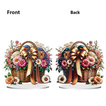 Load image into Gallery viewer, Double Side Special Shaped Flower Basket 5D DIY Diamond Art Tabletop Decorations