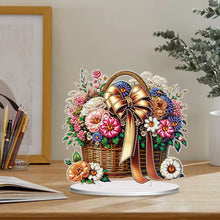 Load image into Gallery viewer, Double Side Special Shaped Flower Basket 5D DIY Diamond Art Tabletop Decorations