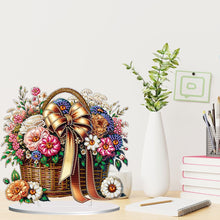 Load image into Gallery viewer, Double Side Special Shaped Flower Basket 5D DIY Diamond Art Tabletop Decorations