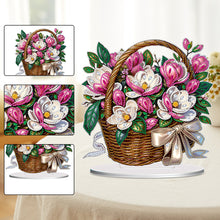Load image into Gallery viewer, Double Side Special Shaped Flower Basket 5D DIY Diamond Art Tabletop Decorations