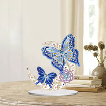 Load image into Gallery viewer, Double Side Special Shaped Butterfly Moon Diamond Painting Desktop Ornaments Kit