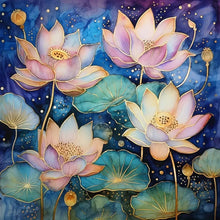 Load image into Gallery viewer, Diamond Painting - Full Round - color lotus (40*40CM)