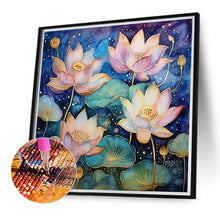 Load image into Gallery viewer, Diamond Painting - Full Round - color lotus (40*40CM)