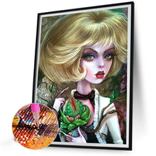 Load image into Gallery viewer, Diamond Painting - Full Round - Scary big-eyed doll (40*50CM)