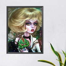 Load image into Gallery viewer, Diamond Painting - Full Round - Scary big-eyed doll (40*50CM)