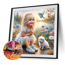 Load image into Gallery viewer, Diamond Painting - Full Square - little girl (30*30CM)