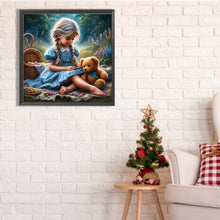 Load image into Gallery viewer, Diamond Painting - Full Square - little girl (30*30CM)
