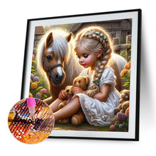 Load image into Gallery viewer, Diamond Painting - Full Square - little girl (30*30CM)