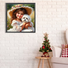 Load image into Gallery viewer, Diamond Painting - Full Square - little girl (30*30CM)