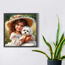Load image into Gallery viewer, Diamond Painting - Full Square - little girl (30*30CM)