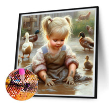 Load image into Gallery viewer, Diamond Painting - Full Square - little girl (30*30CM)