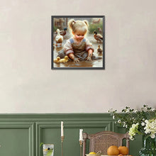 Load image into Gallery viewer, Diamond Painting - Full Square - little girl (30*30CM)