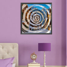Load image into Gallery viewer, Diamond Painting - Full Round - snow mountain scenery (50*50CM)
