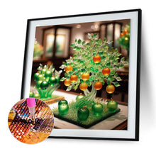 Load image into Gallery viewer, Diamond Painting - Full Round - fortune apple tree (30*30CM)