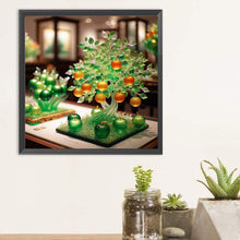 Load image into Gallery viewer, Diamond Painting - Full Round - fortune apple tree (30*30CM)