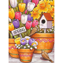 Load image into Gallery viewer, AB Diamond Painting - Full Round - corner of the garden (40*55CM)