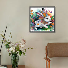 Load image into Gallery viewer, Diamond Painting - Partial Special Shaped - Indian painted rabbit (30*30CM)