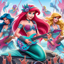 Load image into Gallery viewer, Diamond Painting - Full Round - princess ariel (30*30CM)