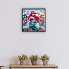Load image into Gallery viewer, Diamond Painting - Full Round - princess ariel (30*30CM)