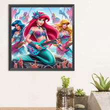 Load image into Gallery viewer, Diamond Painting - Full Round - princess ariel (30*30CM)