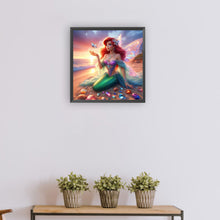 Load image into Gallery viewer, Diamond Painting - Full Round - princess ariel (30*30CM)