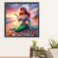 Load image into Gallery viewer, Diamond Painting - Full Round - princess ariel (30*30CM)