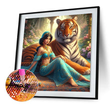 Load image into Gallery viewer, Diamond Painting - Full Round - princess jasmine (30*30CM)