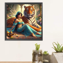 Load image into Gallery viewer, Diamond Painting - Full Round - princess jasmine (30*30CM)