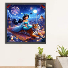 Load image into Gallery viewer, Diamond Painting - Full Round - princess jasmine (30*30CM)