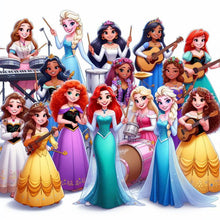 Load image into Gallery viewer, Diamond Painting - Full Round - Disney Princess (40*40CM)
