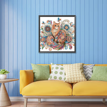 Load image into Gallery viewer, Diamond Painting - Partial Special Shaped - exquisite cat (30*30CM)
