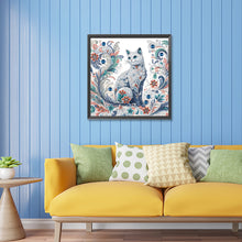 Load image into Gallery viewer, Diamond Painting - Partial Special Shaped - exquisite cat (30*30CM)